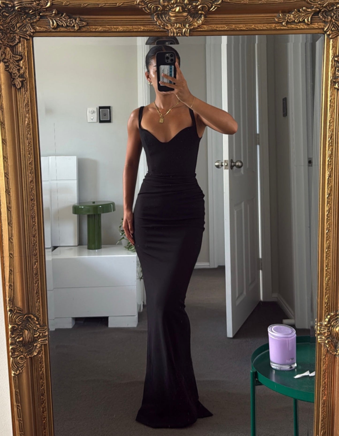 Effie Kats Pearl Gown Black