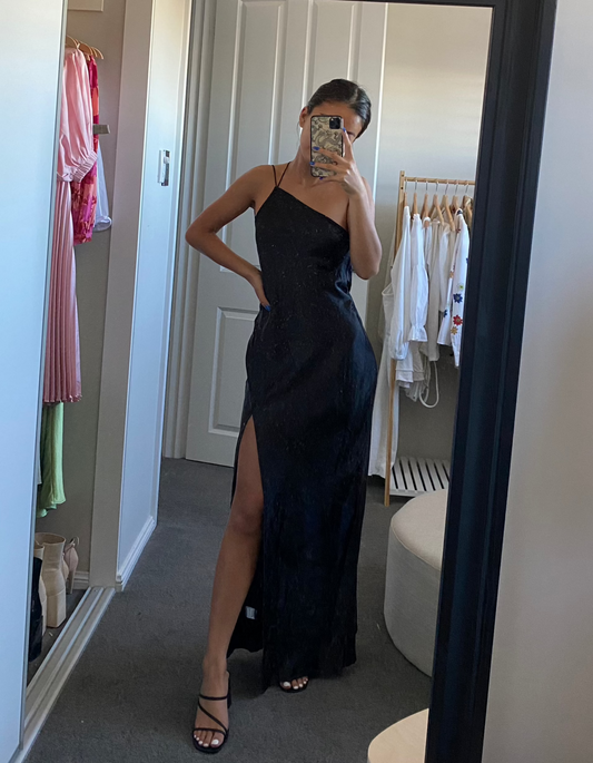 Charcoal Taliah Dress Black