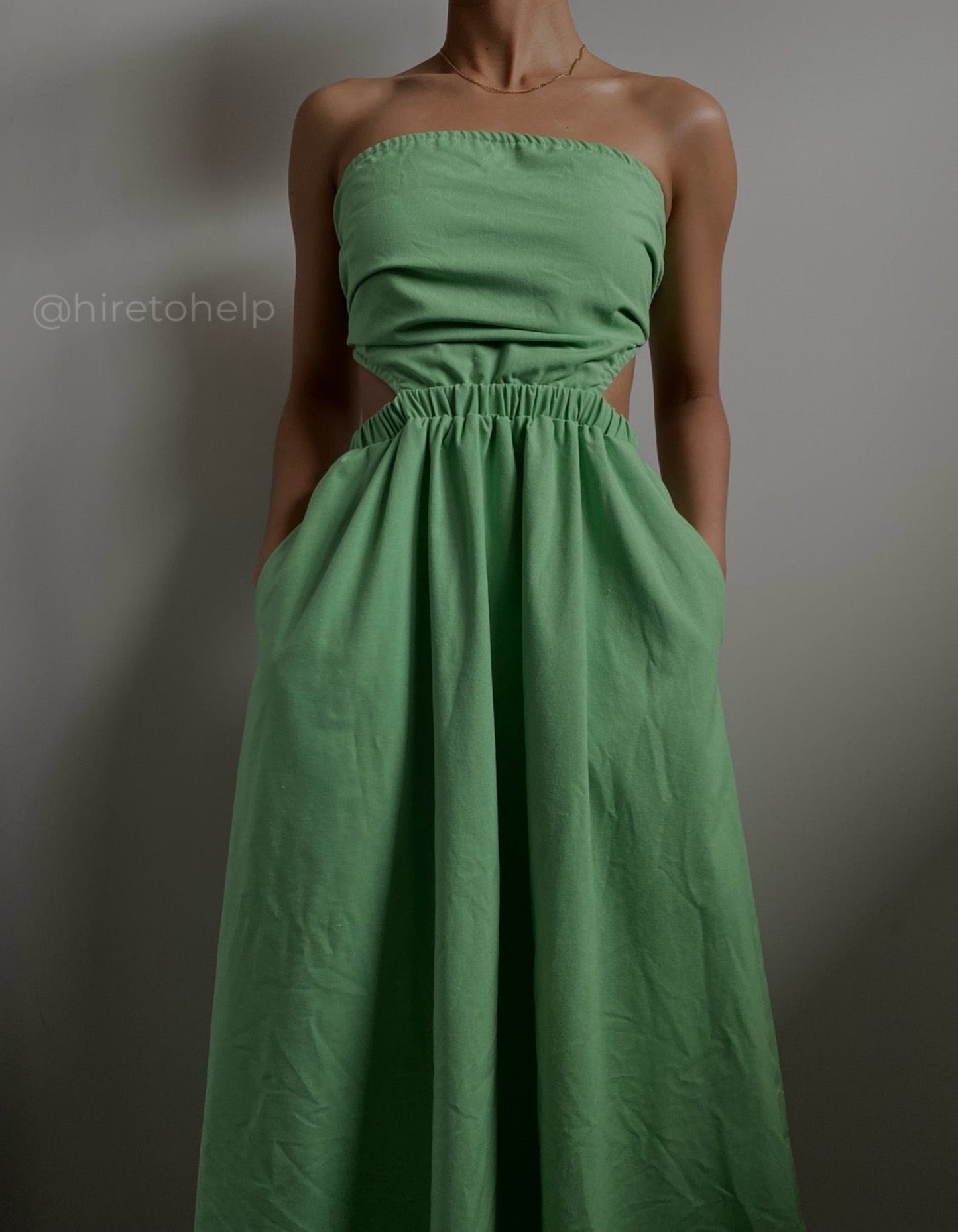 Charcoal Lorelai Dress - Green