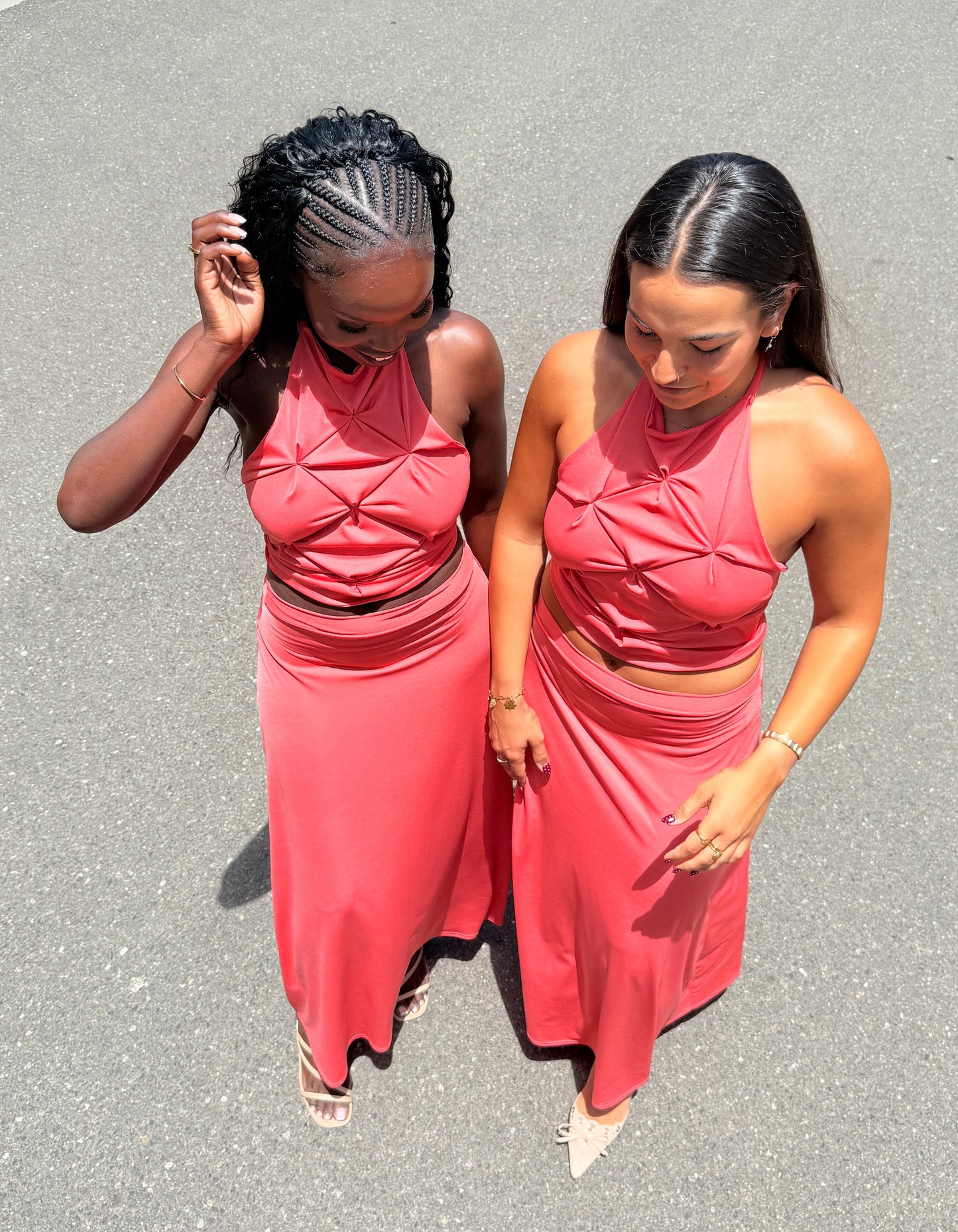 Donna's Daughter Suki Set Coral