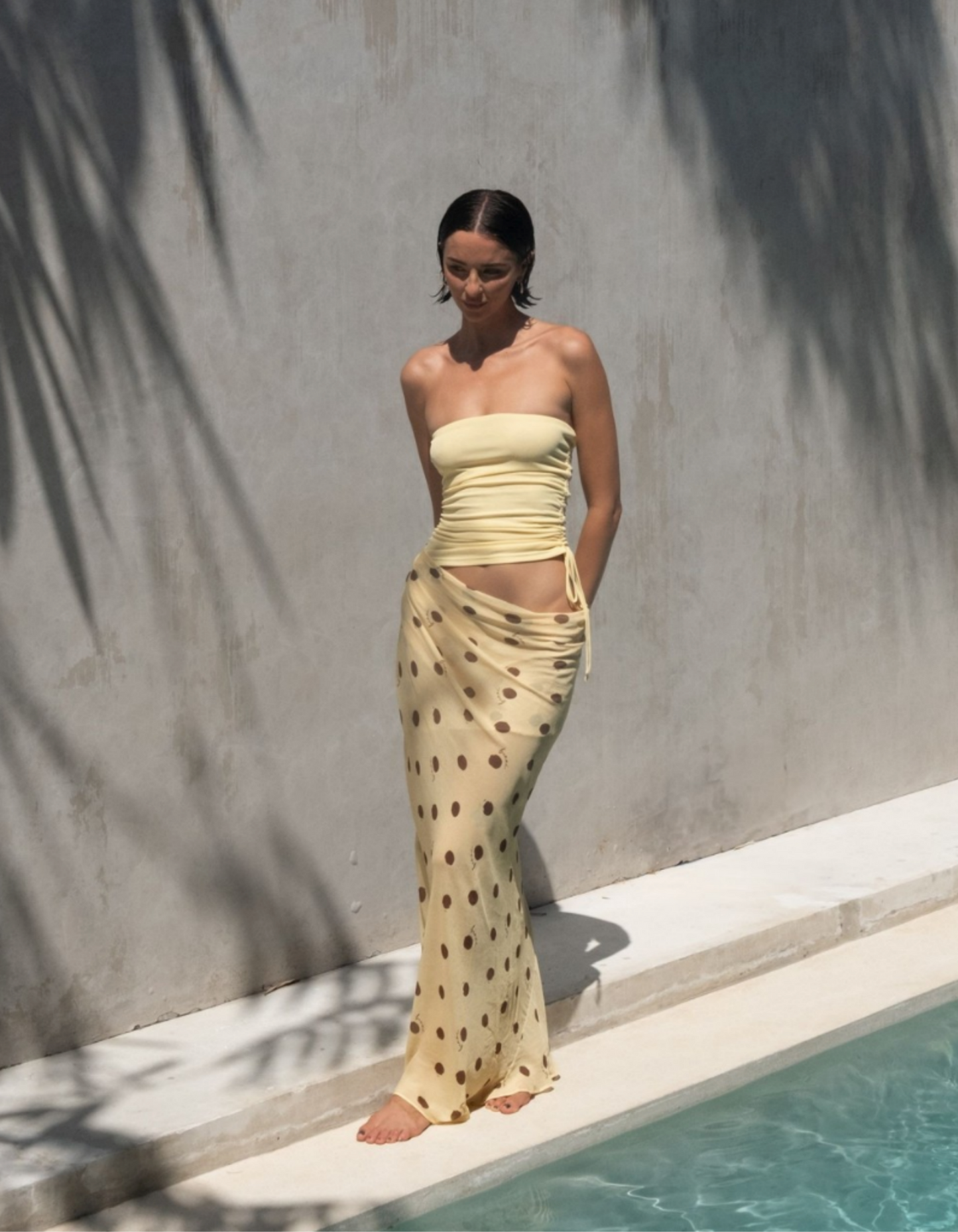 Benni Roscoe Maxi Dress Butter Spot