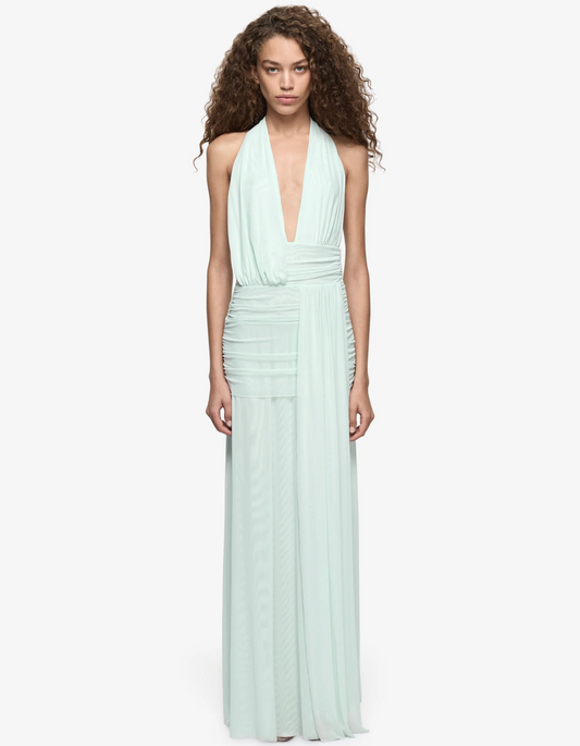 Bec + Bridge Wren Drape Maxi Dress Spearmint Dress Hire