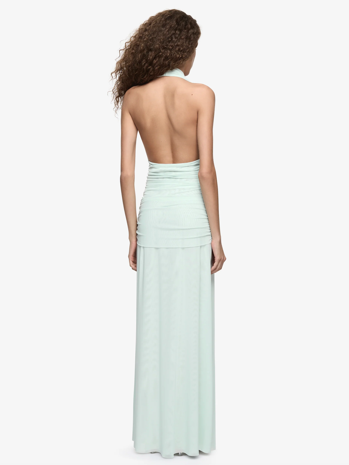 Bec & Bridge Wren Drape Maxi Dress Spearmint For Hire